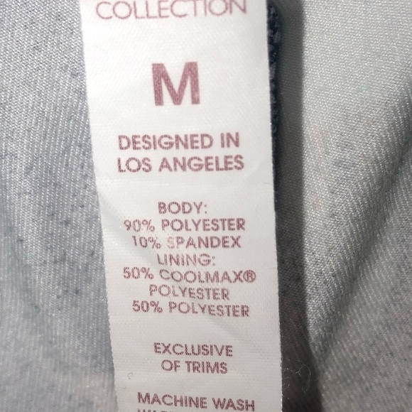 Balance Collection Blue and Green Tropical Leggings Size medium - Picture 4 of 7